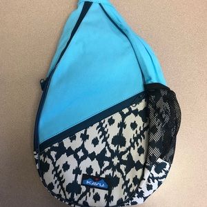 🎁 NWT KAVU Paxton Rope Bag-Blue Blot